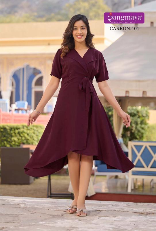 CAROON INDO WESTERN KURTI MANUFACTURERS IN INDIA