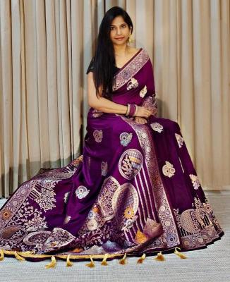 Dazira Komal Vol 1 Soft Banarasi Khadi Georgette Silk Saree Wholesaler in Surat