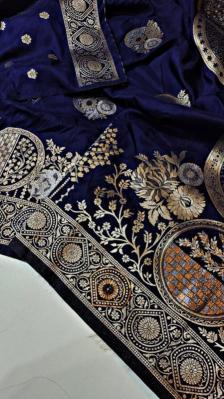 Dazira Komal Vol 1 Soft Banarasi Khadi Georgette Silk Saree Wholesaler in Surat