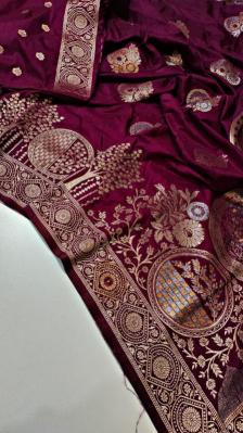 Dazira Komal Vol 1 Soft Banarasi Khadi Georgette Silk Saree Wholesaler in Surat