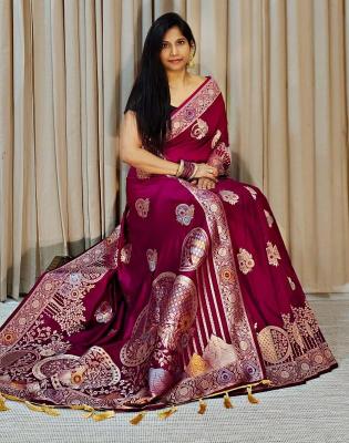 Dazira Komal Vol 1 Soft Banarasi Khadi Georgette Silk Saree Wholesaler in Surat
