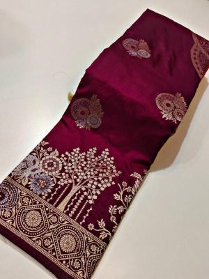 Dazira Komal Vol 1 Soft Banarasi Khadi Georgette Silk Saree Wholesaler in Surat