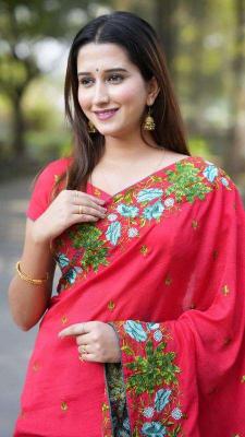 Dazira Semi Tussar Silk saree wholesale market in Surat