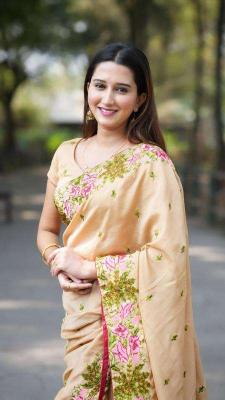 Dazira Semi Tussar Silk saree wholesale market in Surat