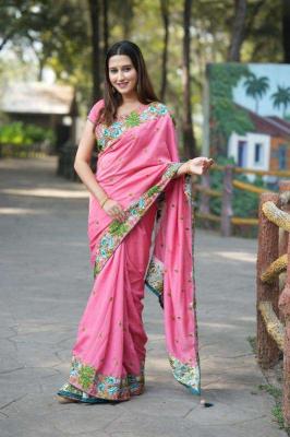 Dazira Semi Tussar Silk saree wholesale market in Surat