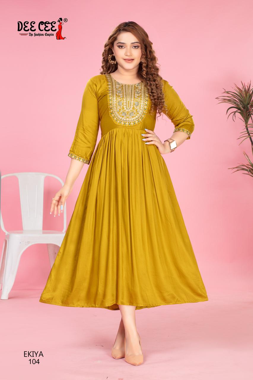 DEECEE BRAND EKIYA WHOLESALE KURTI MANUFACTURERS