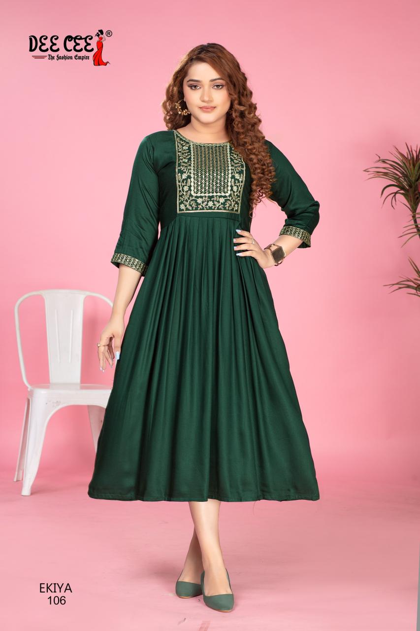 DEECEE BRAND EKIYA WHOLESALE KURTI MANUFACTURERS
