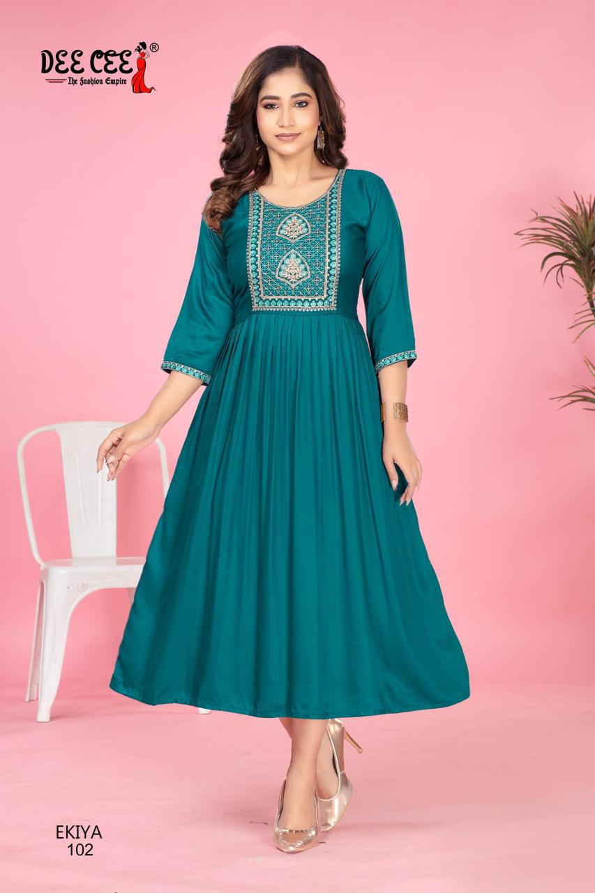 DEECEE BRAND EKIYA WHOLESALE KURTI MANUFACTURERS