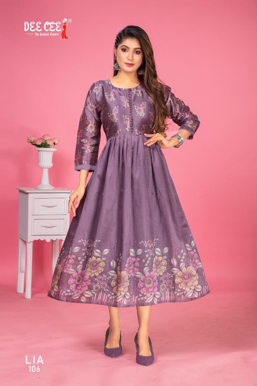 DEECEE BRAND LIA CATALOGUE KURTI WHOLESALE MARKET