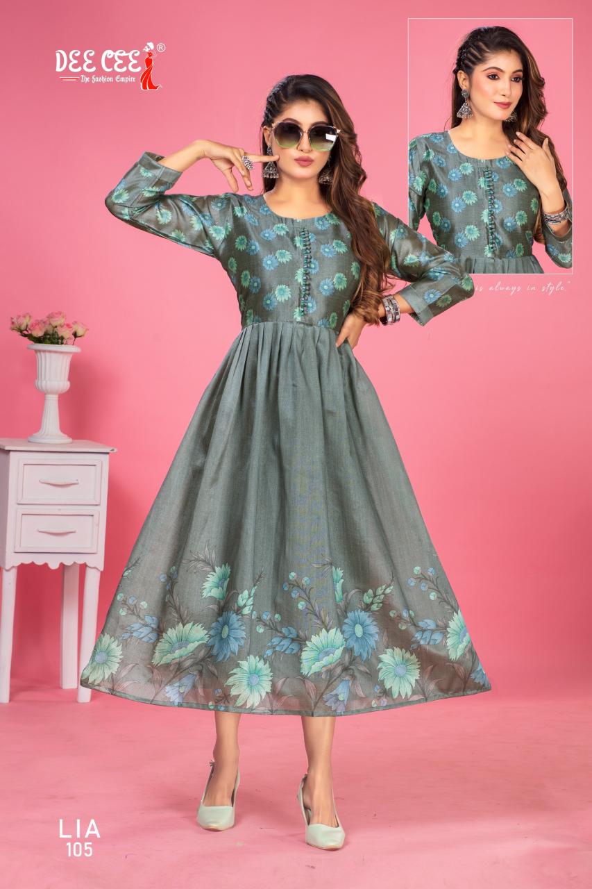 DEECEE BRAND LIA CATALOGUE KURTI WHOLESALE MARKET