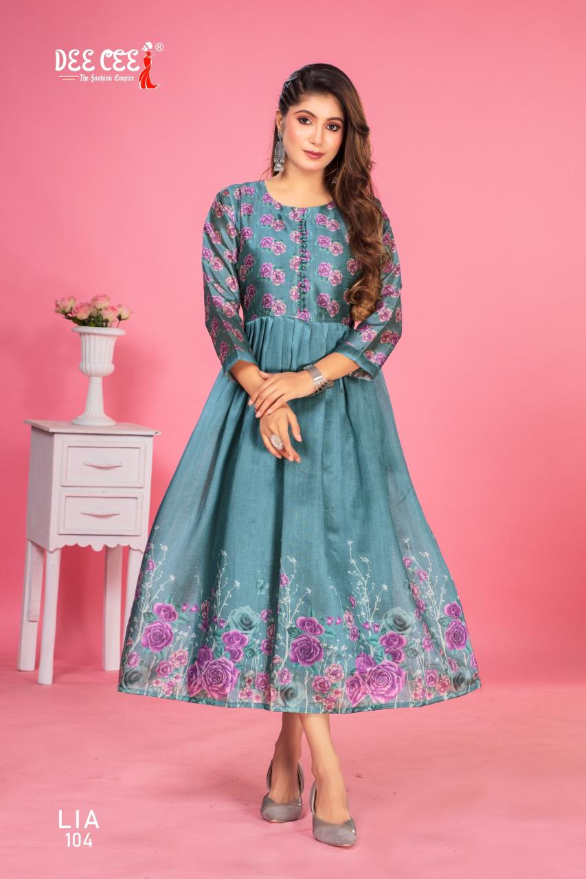 DEECEE BRAND LIA CATALOGUE KURTI WHOLESALE MARKET