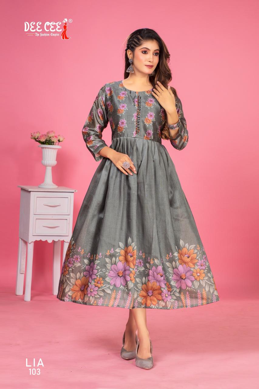 DEECEE BRAND LIA CATALOGUE KURTI WHOLESALE MARKET