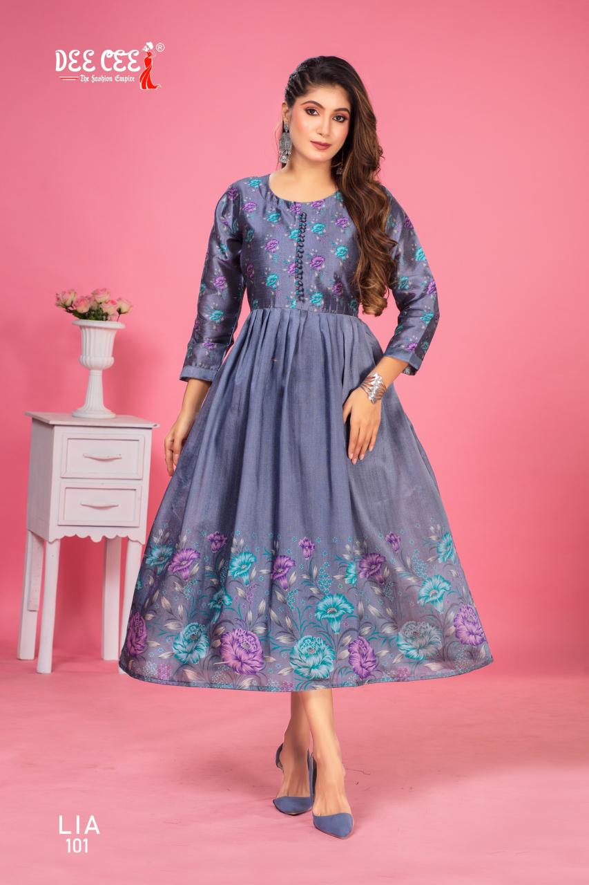 DEECEE BRAND LIA CATALOGUE KURTI WHOLESALE MARKET