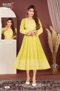 Deecee Dhruvika RAYON kurti wholesale market in India