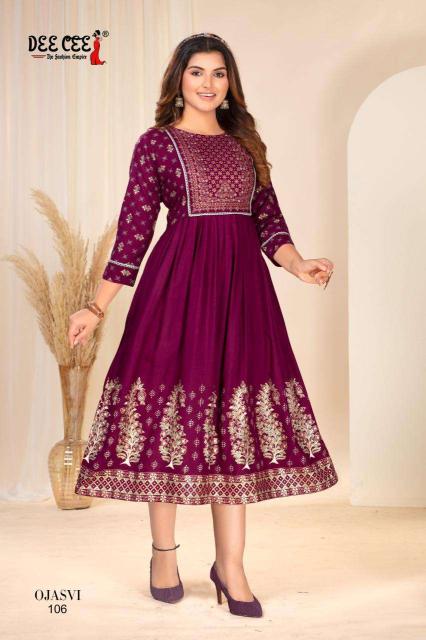 Deecee Ojasvi RAYON kurti wholesale manufacturers in Surat