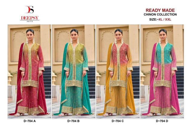 Deepsy D 704 Ready Made pakistani suits wholesalers in India