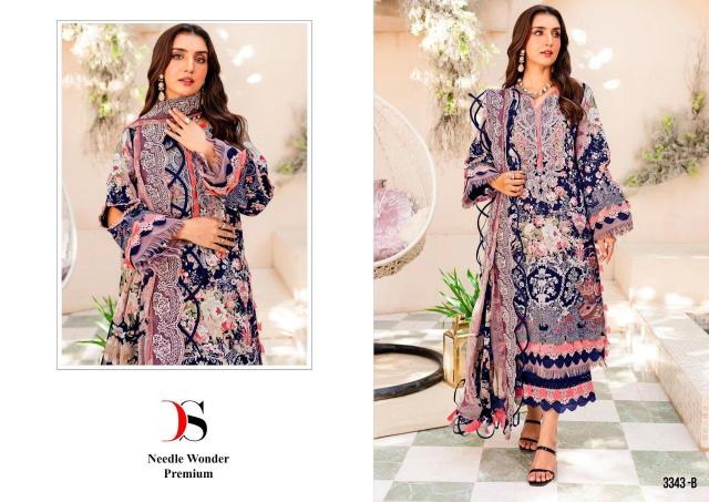 Deepsy Niddle Wonder Premium Cotton Dupatta Pakistani Suits Wholesaler in Surat
