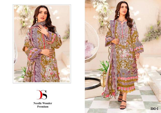 Deepsy Niddle Wonder Premium Cotton Dupatta Pakistani Suits Wholesaler in Surat