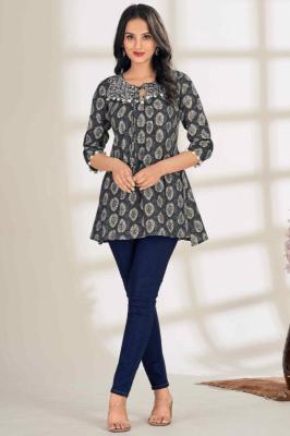 Felocity Centuri Cotton Printed Tops Wholesale Kurti India