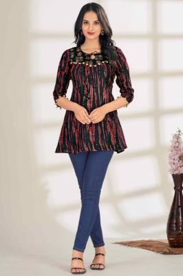Felocity Centuri Cotton Printed Tops Wholesale Kurti India