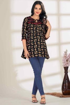 Felocity Centuri Cotton Printed Tops Wholesale Kurti India