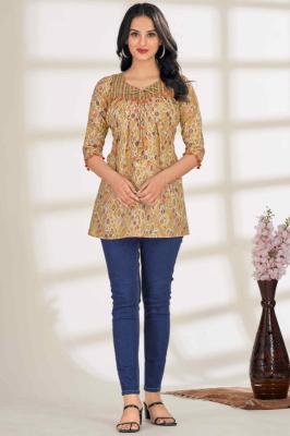 Felocity Centuri Cotton Printed Tops Wholesale Kurti India