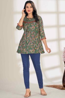 Felocity Centuri Cotton Printed Tops Wholesale Kurti India