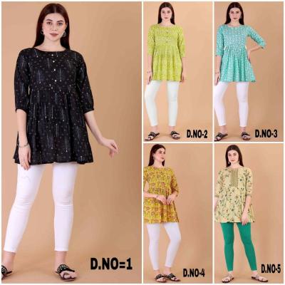 Felocity Khushi Vol 1 Cotton Printed Fancy Tops Wholesale Kurti manufacturers in Surat