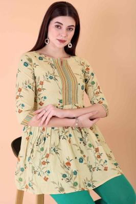 Felocity Khushi Vol 1 Cotton Printed Fancy Tops Wholesale Kurti manufacturers in Surat