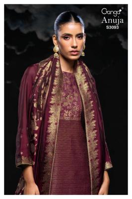Ganga Anuja 3093 Premium Pure Viscose Salwar Suits wholesale market in Surat