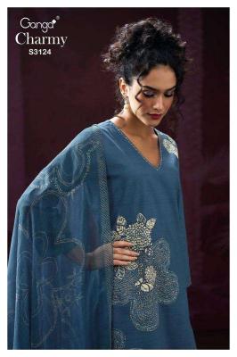 Ganga Charmy 3124 salwar kameez wholesalers in India