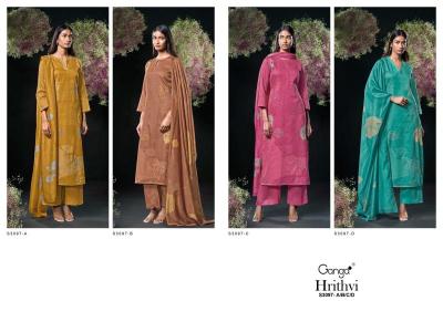 Ganga Hrithvi 3097 wholesale salwar kameez market in Surat