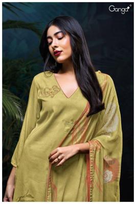 Ganga Mehal 3115 Premium Cotton Satin Salwar Kameez Wholesale market in Surat