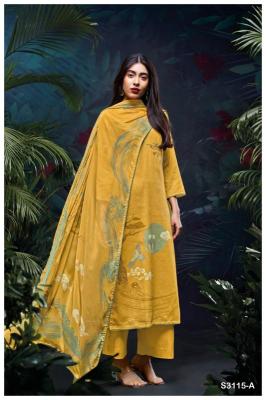 Ganga Mehal 3115 Premium Cotton Satin Salwar Kameez Wholesale market in Surat