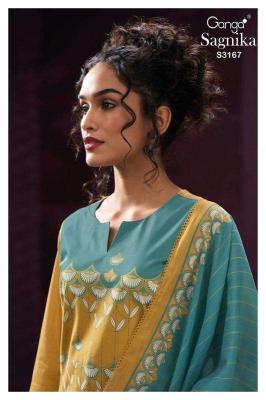 Ganga Sagnika 3167 salwar kameez wholesale market in Surat