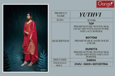 Ganga Yuthvi 3106 salwar kameez wholesaler in India