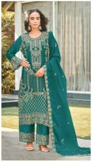Khas 4419 Chinon pakistani suits wholesalers in India