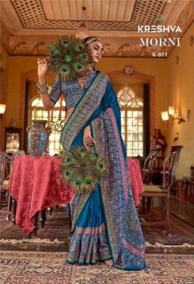 Kreshva Morni Silk saree wholesalers of Saree in Surat