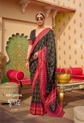 Kreshva Shringaar Silk saree wholesale manufacturers in India