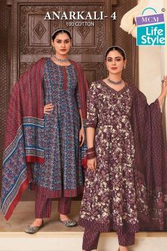 MCM Anarkali Vol-4 – Anarkali Style Kurti With Pant Dupatta - Wholesale price kurtis in surat