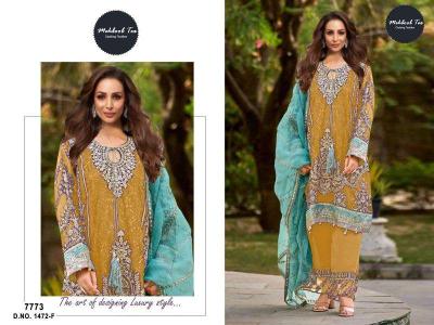 Mehboob Tex 1472 Organza Pakistani suit wholesalers in Surat