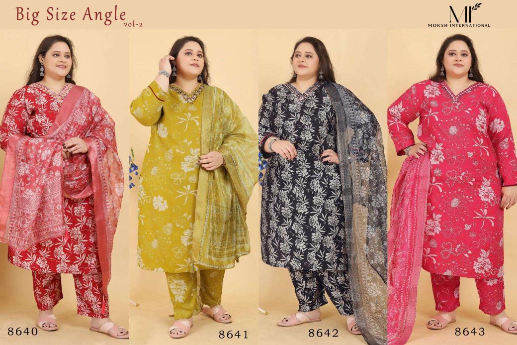 Moksh International Big Size Angle Vol 2 Kurti wholesale market in india
