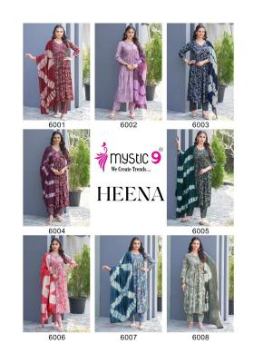 Mystic 9 Heena Vol 6 wholesale kurtis online market in Surat