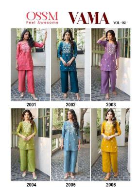 Ossm Vama Vol 2 CoOrd Set Kurti shops in Surat