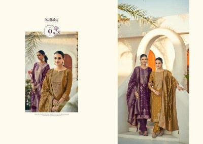 Radhika Azara Banarasi Adha Vol 2 dress material wholesale market in Surat