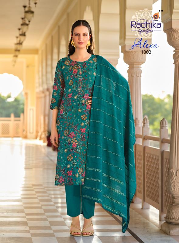 RADHIKA LIFE STYLE PRESENTS ALEXA VOL-1 KURTI WHOLESALER IN SURAT