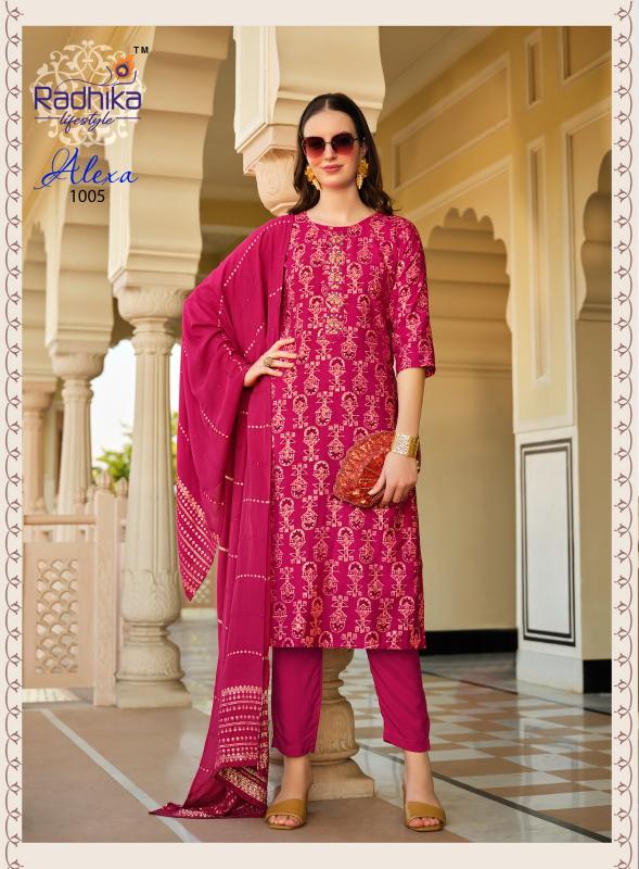 RADHIKA LIFE STYLE PRESENTS ALEXA VOL-1 KURTI WHOLESALER IN SURAT