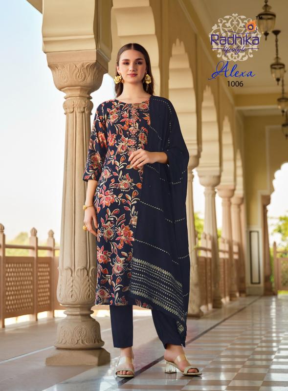 RADHIKA LIFE STYLE PRESENTS ALEXA VOL-1 KURTI WHOLESALER IN SURAT