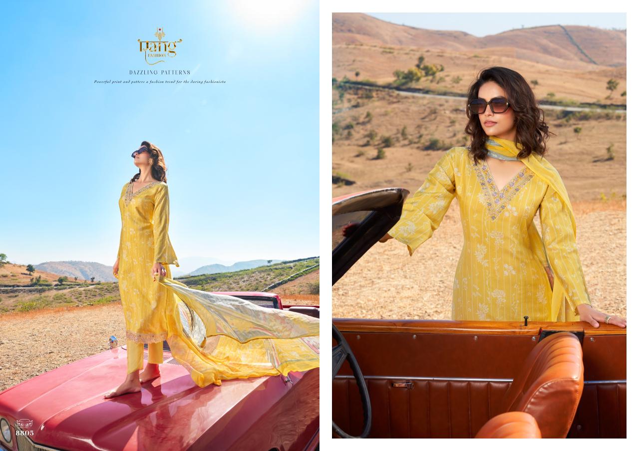 RANG FASHION PRESENTS SUMMER SHINE VOL-6 BRANDED DRESS MATERIAL WHOLESALER IN INDIA