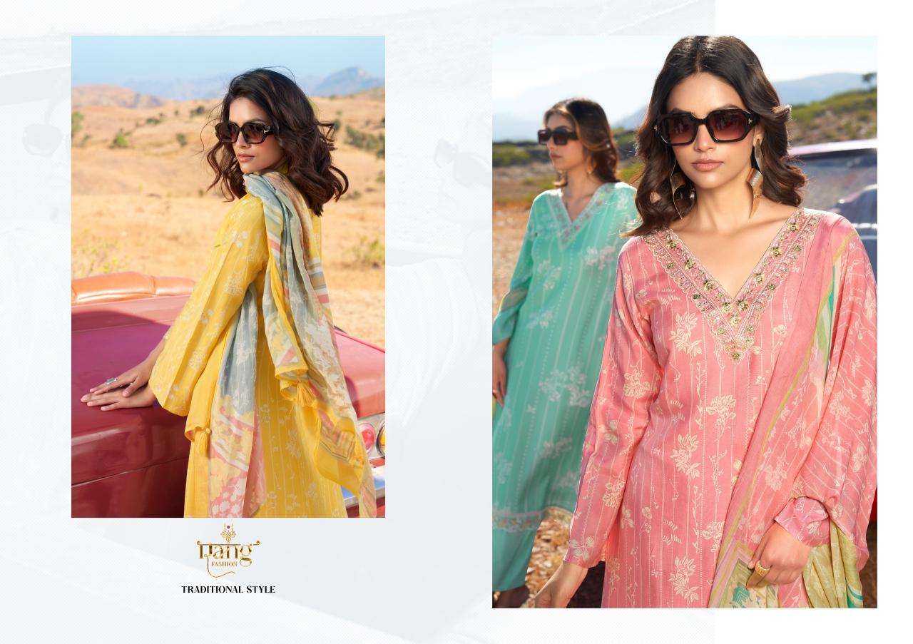 RANG FASHION PRESENTS SUMMER SHINE VOL-6 BRANDED DRESS MATERIAL WHOLESALER IN INDIA